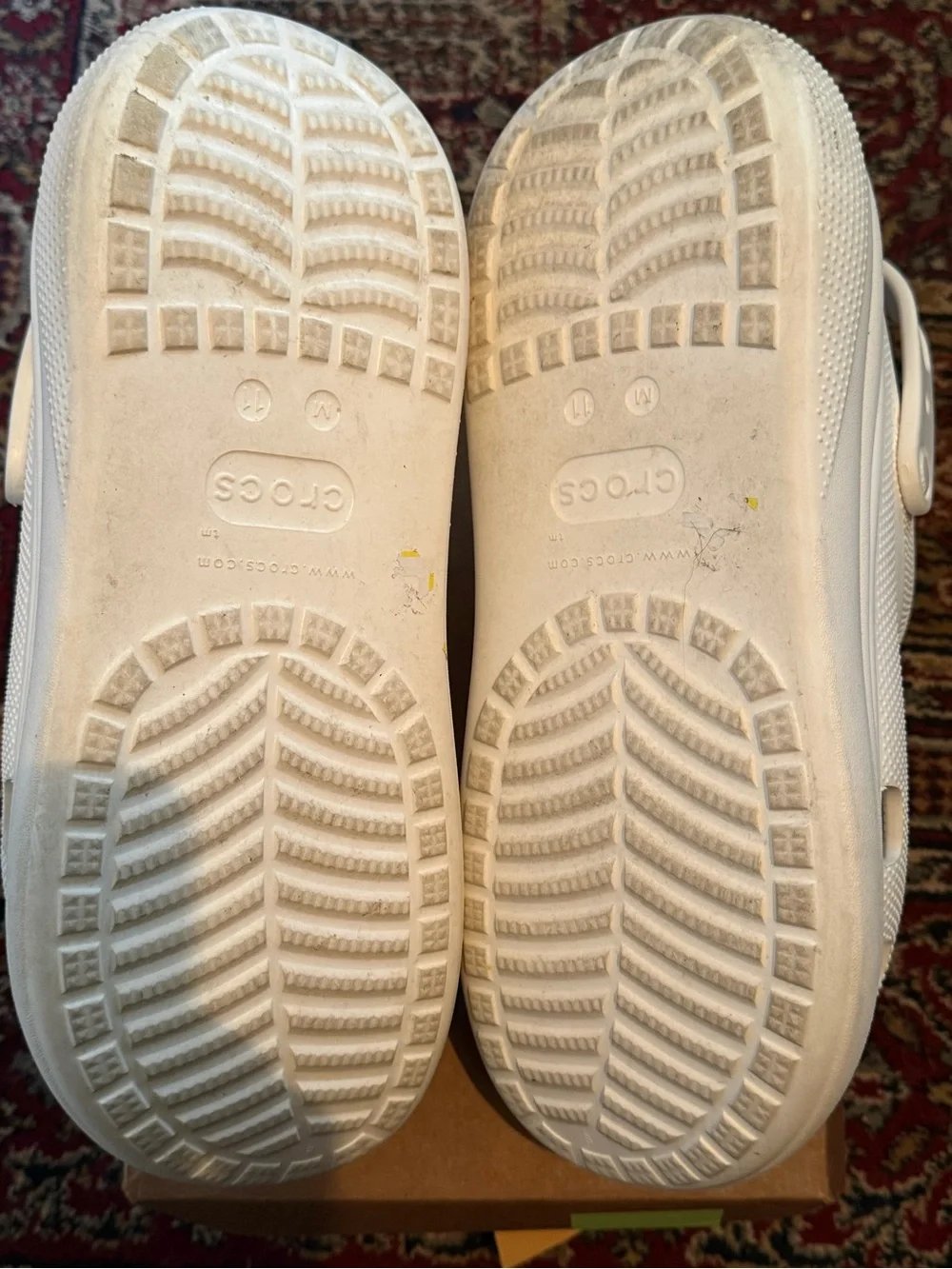 CROCS Classic All-White Slip-On Clog